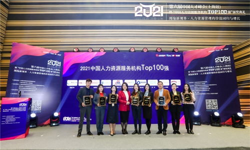 再次登榜！全景求是榮獲2021中國人力資源服務(wù)機(jī)構(gòu)TOP100強(qiáng)